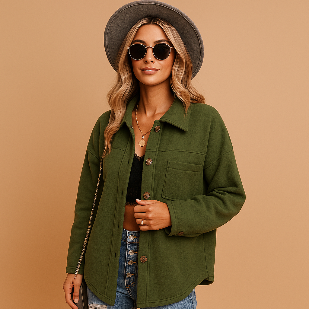 Sleeveless winter cardigan for women with classic silhouette | Femke