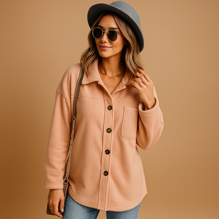 Sleeveless winter cardigan for women with classic silhouette | Femke