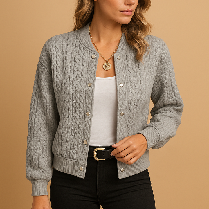 Casual open-front women’s cardigan with flattering fit | Marije