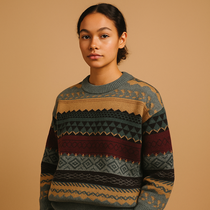 Oversized knitted sweater for women | Veerle