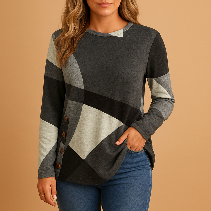 Timeless knitted sweater for women | Marit
