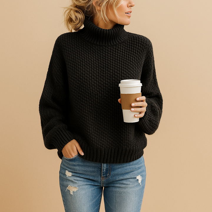 Timeless knitted women’s sweater | Linde