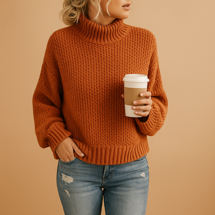 Timeless knitted sweater for women | Linde