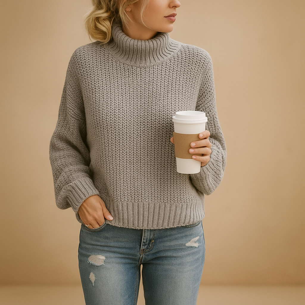 Timeless knitted sweater for women | Linde