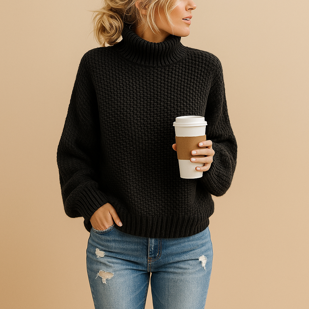Timeless knitted sweater for women | Linde