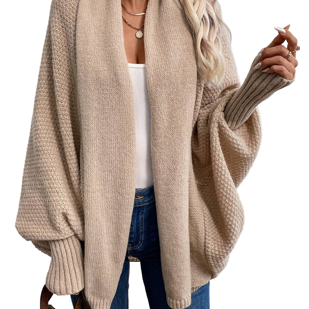 Women’s Open Front Cardigan – Lightweight Batwing Style