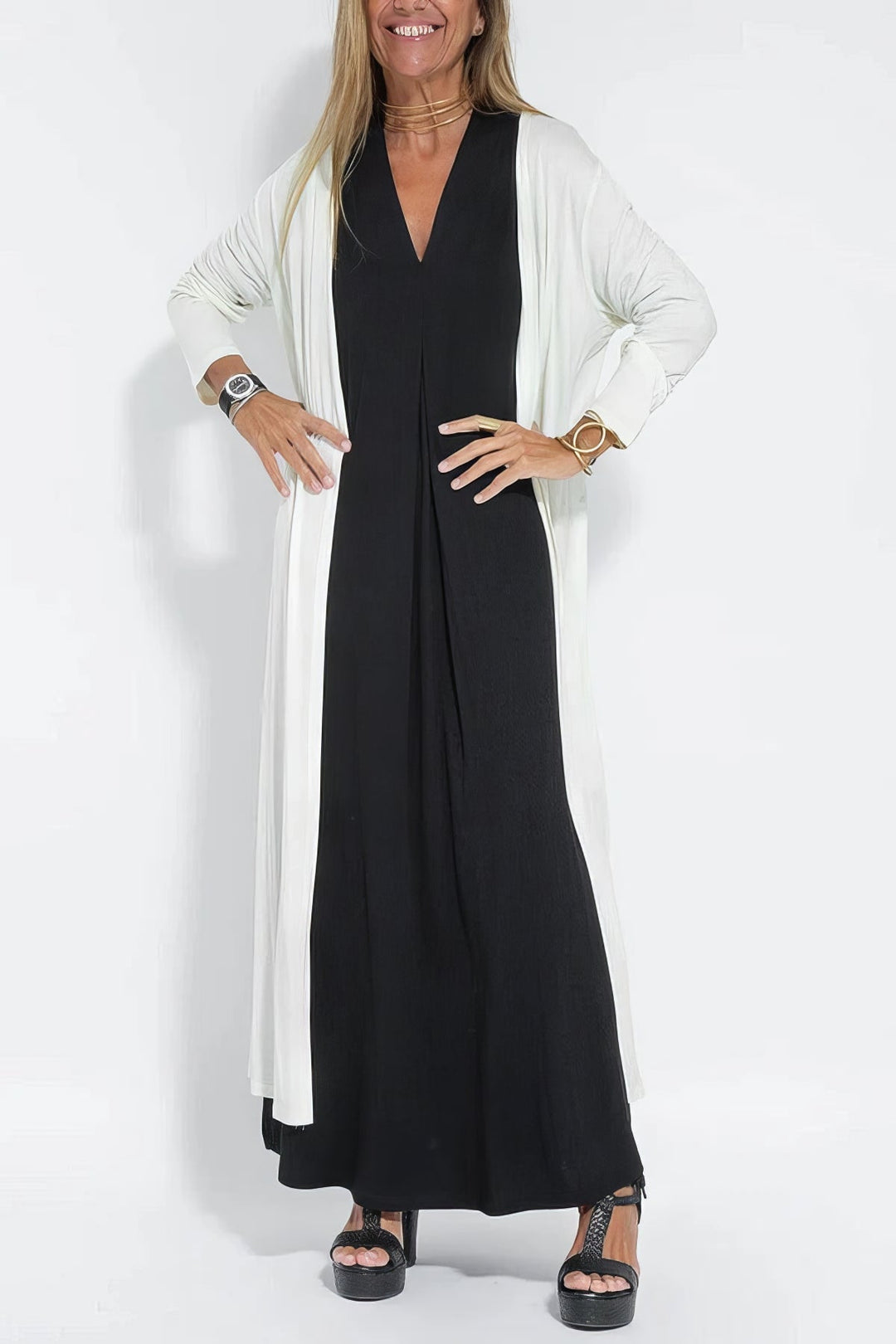 Daisy | Elegant Silhouette Maxi Dress