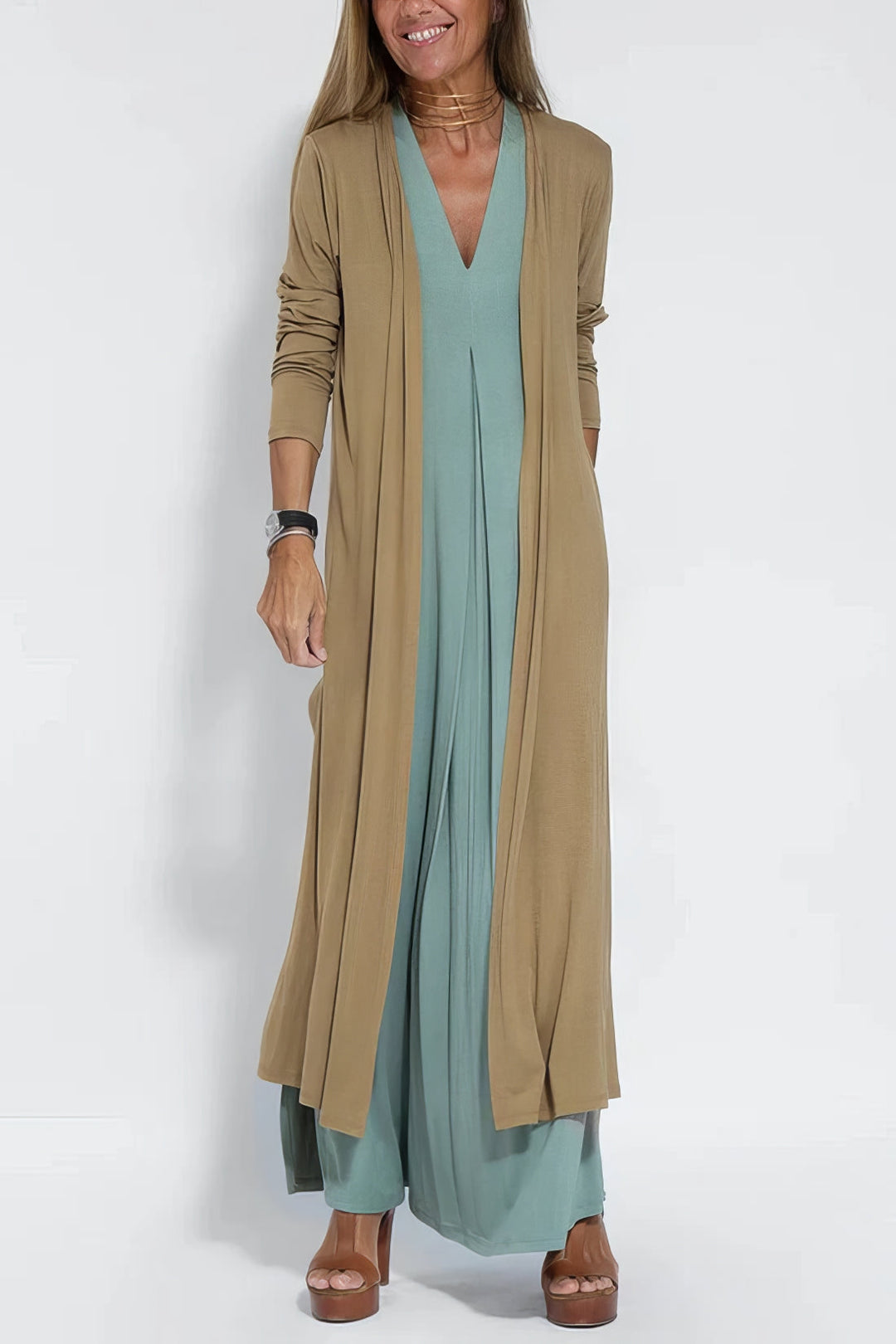 Daisy | Elegant Silhouette Maxi Dress